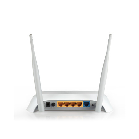 TP-LINK 3G/4G Router TL-MR3420 802.11n, 300 Mbit/s, 10/100 Mbit/s, Ethernet LAN (RJ-45) ports 4, 3G/4G via optional USB adapter,