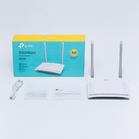 TP-LINK Router TL-WR820N 802.11n, 300 Mbit/s, 10/100 Mbit/s, Ethernet LAN (RJ-45) ports 2, MU-MiMO Yes, Antenna type External