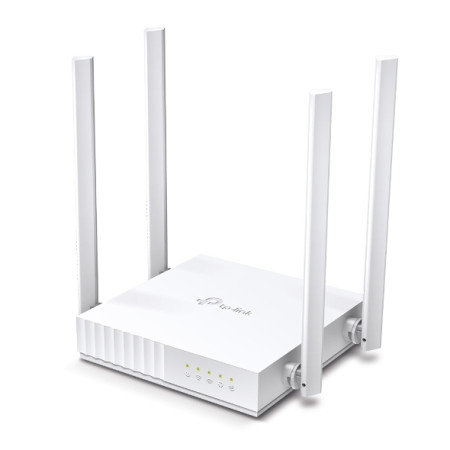 TP-LINK Dual Band Router Archer C24 802.11ac, 300+433 Mbit/s, 10/100 Mbit/s, Ethernet LAN (RJ-45) ports 4, MU-MiMO Yes, Antenna 