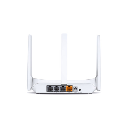 Mercusys Wireless N Router MW305R 802.11n, 300 Mbit/s, 10/100 Mbit/s, Ethernet LAN (RJ-45) ports 3, Antenna type 3xFixed, White