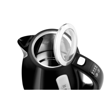 ETA Kettle Ela Digi ETA959890020 Electric, 2200 W, 1.7 L, Stainless steel, 360 rotational base, Black