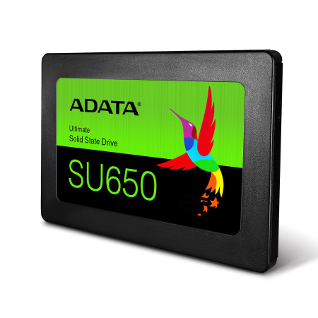 ADATA Ultimate SU650 256 GB, SSD form factor 2.5", SSD interface SATA 6Gb/s, Write speed 450 MB/s, Read speed 520 MB/s