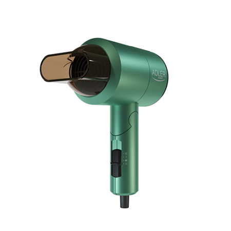 Adler Hair Dryer AD 2265 1100 W, Number of temperature settings 2, Green