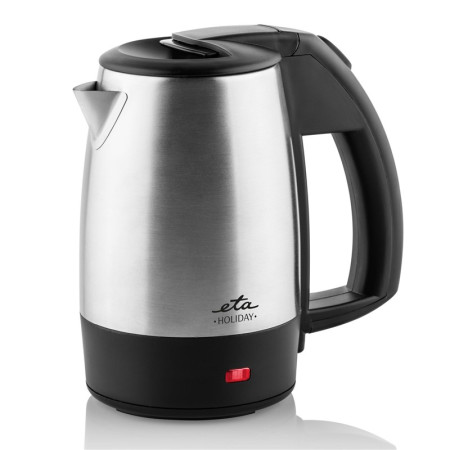 ETA Kettle ETA618890010 Holiday Electric, 1000 W, 0.5 L, Stainless steel, Black/Stainless steel