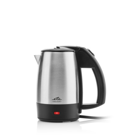 ETA Kettle ETA618890010 Holiday Electric, 1000 W, 0.5 L, Stainless steel, Black/Stainless steel