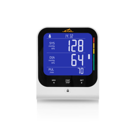 ETA Smart Blood pressure monitor ETA429790000 Memory function, Number of users 2 user(s), Auto power off