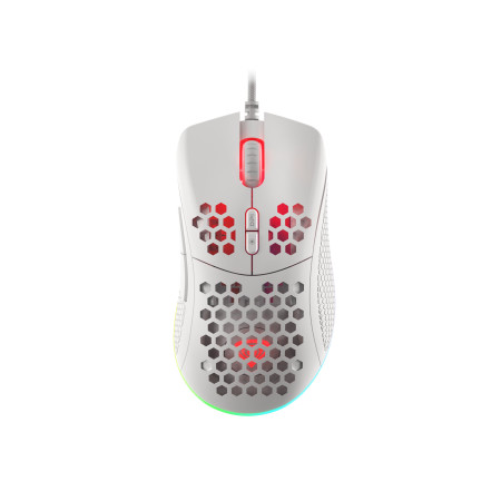 Genesis Gaming Mouse Krypton 555 Wired, 8000 DPI, USB 2.0, White