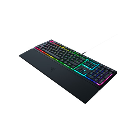 Razer Gaming Keyboard Ornata V3 RGB LED light, RU, Wired, Black, Razer Mecha-Membrane, Numeric keypad