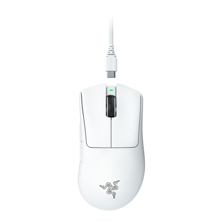 Razer DeathAdder V3 Pro Gaming Mouse, Optical, 30000 DPI, White