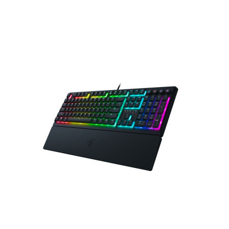 Razer Ornata V3 Gaming Keyboard, RGB LED light, US, Black, Wired, Mecha-Membrane