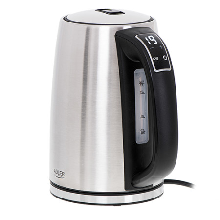 Adler Kettle AD 1340 Electric, 2200 W, 1.7 L, Stainless steel, 360 rotational base, Inox