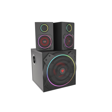 Genesis Helium 800BT Computer Speakers, Bluetooth, Wireless connection, Black