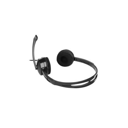 Natec Headset Canary Go On-Ear, Microphone, Noise canceling, 3.5 mm, Black