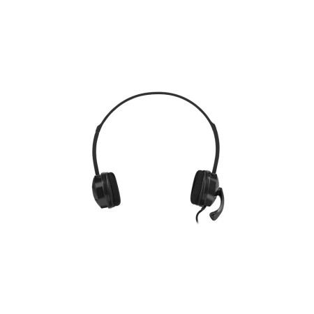 Natec Headset Canary Go On-Ear, Microphone, Noise canceling, 3.5 mm, Black