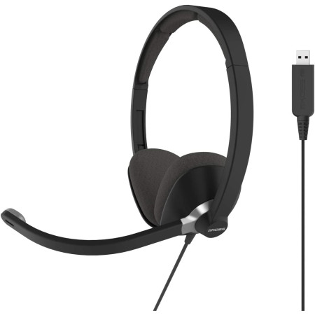 Koss USB Communication Headsets CS300 On-Ear, Microphone, Noise canceling, USB, Black