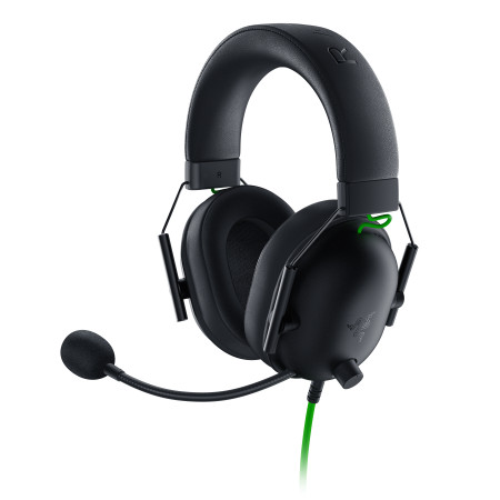 Razer Esports Headset BlackShark V2 X Wired, Over-ear, Microphone, Black, 3.5 mm, Noise canceling, Black