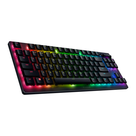 Razer Gaming Keyboard Deathstalker V2 Pro Tenkeyless RGB LED light, US, Wireless, Black, Optical Switches (Linear)