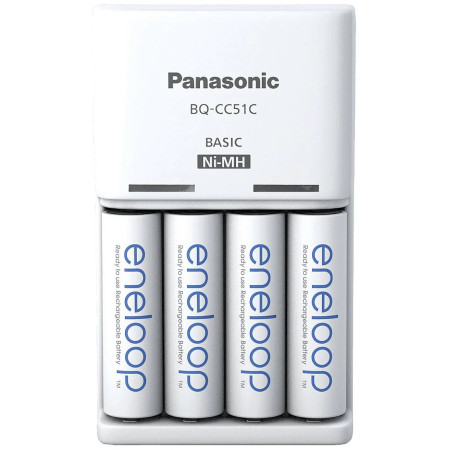 Panasonic Battery Charger ENELOOP K-KJ51MCD40E AA/AAA, 10 hours