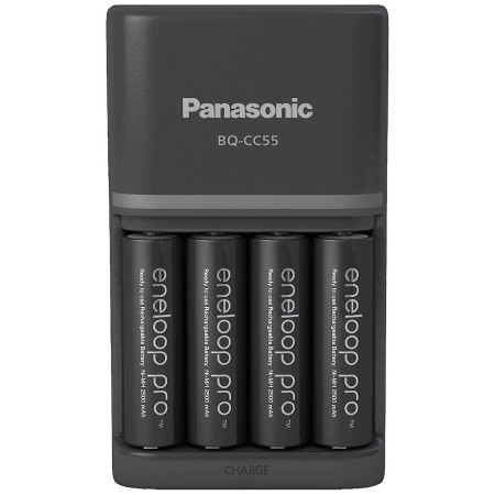 Panasonic Battery Charger ENELOOP Pro K-KJ55HCD40E AA/AAA, 2 hours