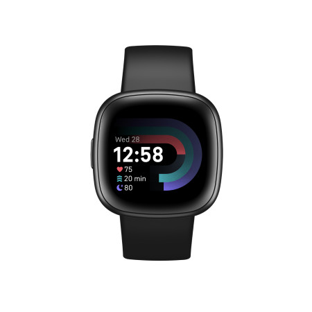 Fitbit Versa 4 Smart watch, NFC, GPS (satellite), AMOLED, Touchscreen, Heart rate monitor, Activity monitoring 24/7, Waterproof,