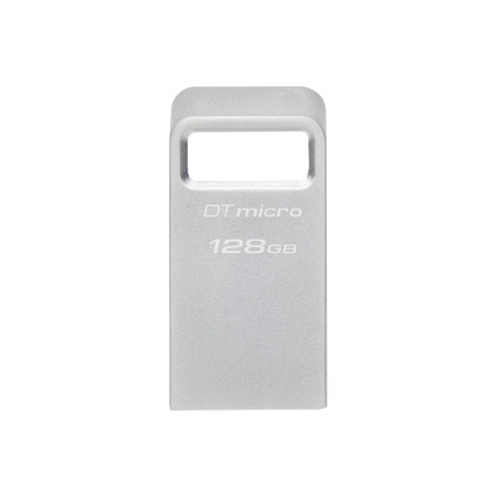 Kingston USB 3.2 Flash Drive DataTraveler micro 128 GB, USB 3.2, Silver