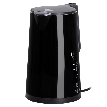 Adler Kettle AD 1345b Electric, 2200 W, 1.7 L, Stainless steel, 360 rotational base, Black