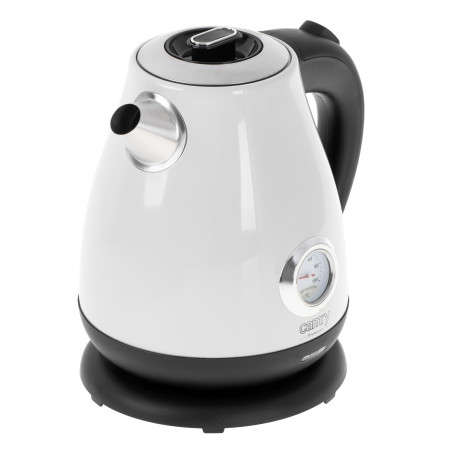 Camry Kettle with a thermometer CR 1344 Electric, 2200 W, 1.7 L, Stainless steel, 360 rotational base, White