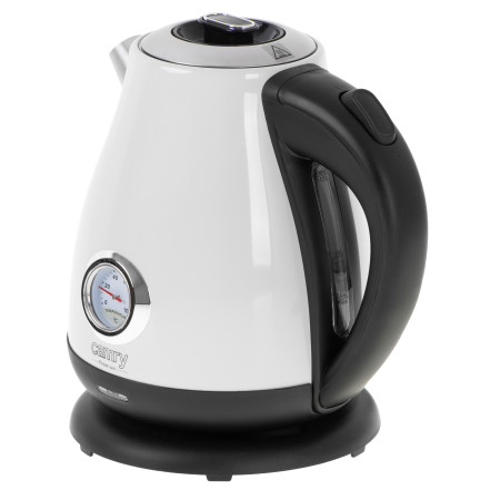 Camry Kettle with a thermometer CR 1344 Electric, 2200 W, 1.7 L, Stainless steel, 360 rotational base, White