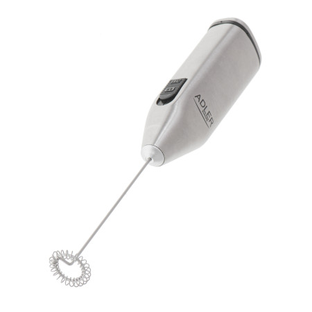 Adler Milk frother with a stand AD 4500 Stainless Steel