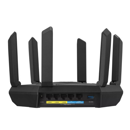 Asus Wifi 6 802.11ax Tri-band Gigabit Gaming Router RT-AXE7800 802.11ax, 10/100/1000 Mbit/s, Ethernet LAN (RJ-45) ports 4, Anten