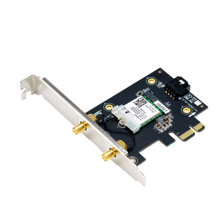 Asus Wi-Fi Adapter, Tri-Band, Wi-Fi 6E Adapter PCE-AXE5400 802.11ax