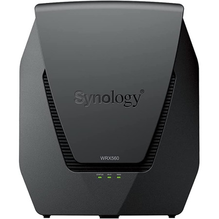 Synology Dual-Band Wi-Fi 6 Router WRX560 802.11ax, 600+2400 Mbit/s, 10/100/1000 Mbit/s, Ethernet LAN (RJ-45) ports 4, MU-MiMO No