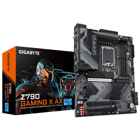 Gigabyte Z790 GAMING X AX 1.0 M/B Processor family Intel, Processor socket LGA1700, DDR5 DIMM, Memory slots 4, Supported hard di