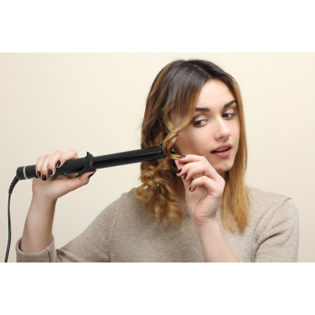 Adler Curling Iron AD 2115 Barrel diameter 25 mm, Temperature (max) 200 C, Black