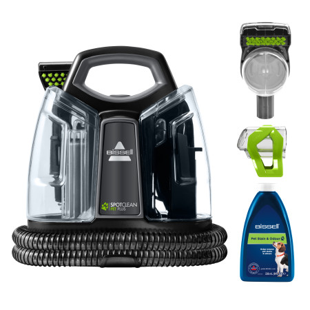 Bissell SpotClean Pet Plus Cleaner 37241 Corded operating, Handheld, Black/Titanium, Warranty 24 month(s)