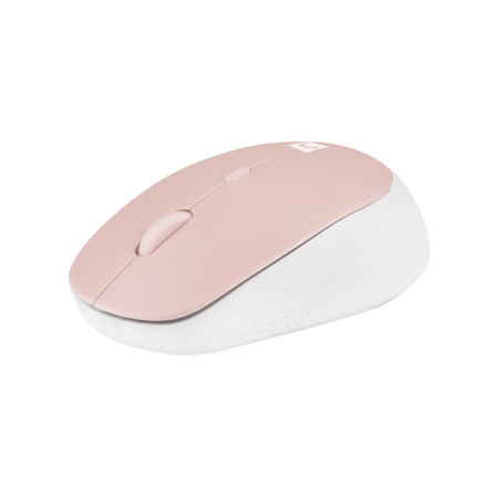 Natec Mouse Harrier 2 Wireless, White/Pink, Bluetooth