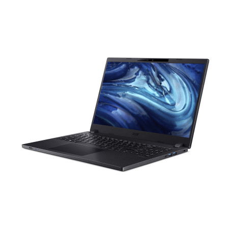 Acer TravelMate TMP215-54-52FW Black, 15.6 ", IPS, FHD, 1920 x 1080, Intel Core i5, i5-1235U, 8 GB, SSD 256 GB, Intel UHD Graphi