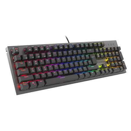 Genesis THOR 303, Mechanical Gaming Keyboard, RGB LED light, US, Black, Wired, USB Type-A