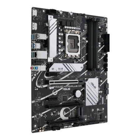 Asus PRIME H770-PLUS D4 Processor family Intel, Processor socket LGA1700, DDR4 DIMM, Memory slots 4, Supported hard disk drive i