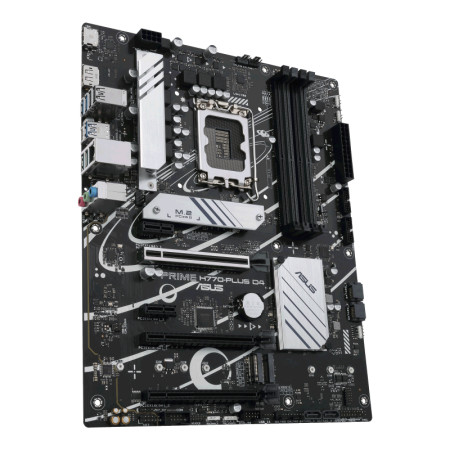 Asus PRIME H770-PLUS D4 Processor family Intel, Processor socket LGA1700, DDR4 DIMM, Memory slots 4, Supported hard disk drive i