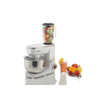 Gorenje Kitchen Machine MMC1005W Kitchen Machine, 1000 W, Bowl capacity 4.8 L, Number of speeds 6, Blender, Meat mincer, White