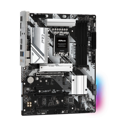 ASRock B760 PRO RS/D4 Processor family Intel, Processor socket LGA1700, DDR4 DIMM, Memory slots 4, Supported hard disk drive int