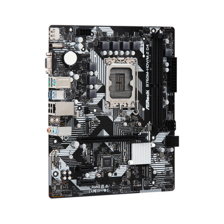 ASRock B760M-HDV/M.2 D4 Processor family Intel, Processor socket LGA1700, DDR4 DIMM, Memory slots 2, Supported hard disk drive i