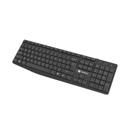 Natec Keyboard and Mouse Squid 2in1 Bundle Keyboard and Mouse Set, Wireless, US, Black