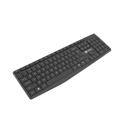 Natec Keyboard and Mouse Squid 2in1 Bundle Keyboard and Mouse Set, Wireless, US, Black