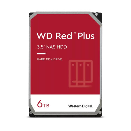 Western Digital NAS Hard Drive WD60EFPX 5400 RPM, 6000 GB, 256 MB