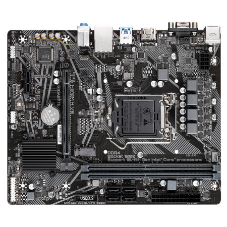 Gigabyte H510M H V2 1.0 M/B Processor family Intel, Processor socket LGA1200, DDR4 DIMM, Memory slots 2, Supported hard disk dri