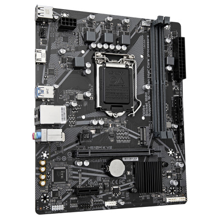 Gigabyte H510M K V2 1.0 M/B Processor family Intel, Processor socket LGA1200, DDR4 DIMM, Memory slots 2, Supported hard disk dri