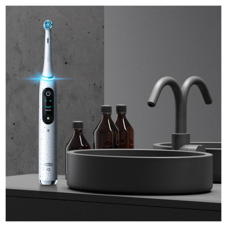 Oral-B Electric Toothbrush iO10 Series Rechargeable, For adults, Number of brush heads included 1, Stardust White, Number of tee