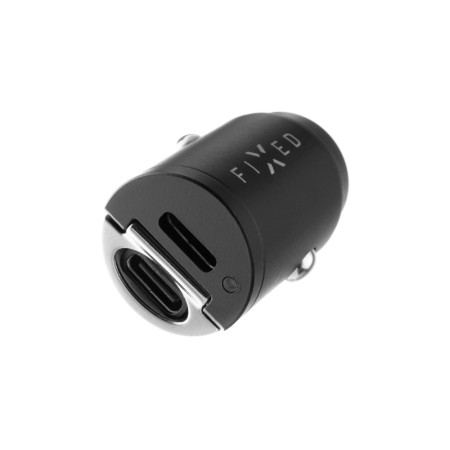 Fixed Car Charger Dual Fast charging, Black, 30 W